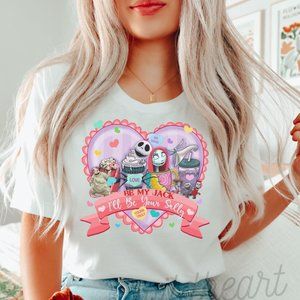 Jack & Sally Valentine's Day Shirt, Nightmare Before Christmas Shirt, Unisex